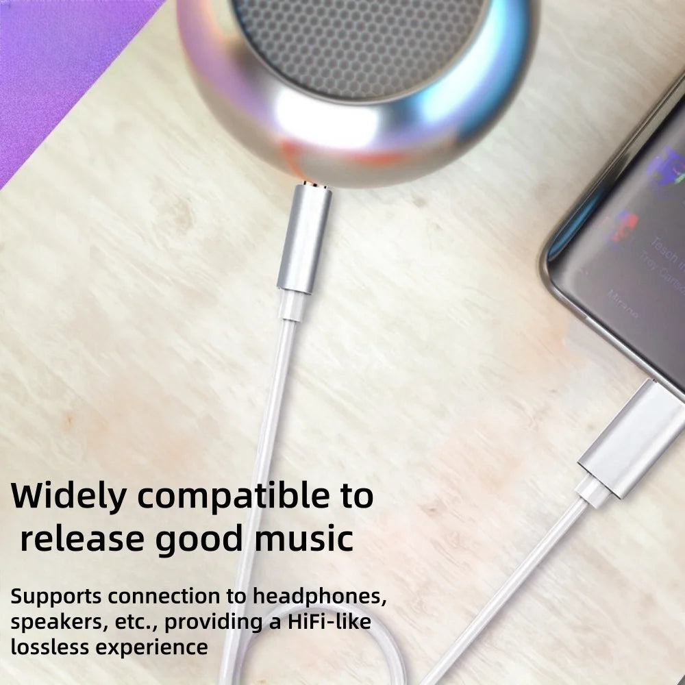 USB-C to 3.5mm AUX Audio Cable Adapter | Car & Phone USB-C Audio Adapter Zpaxo