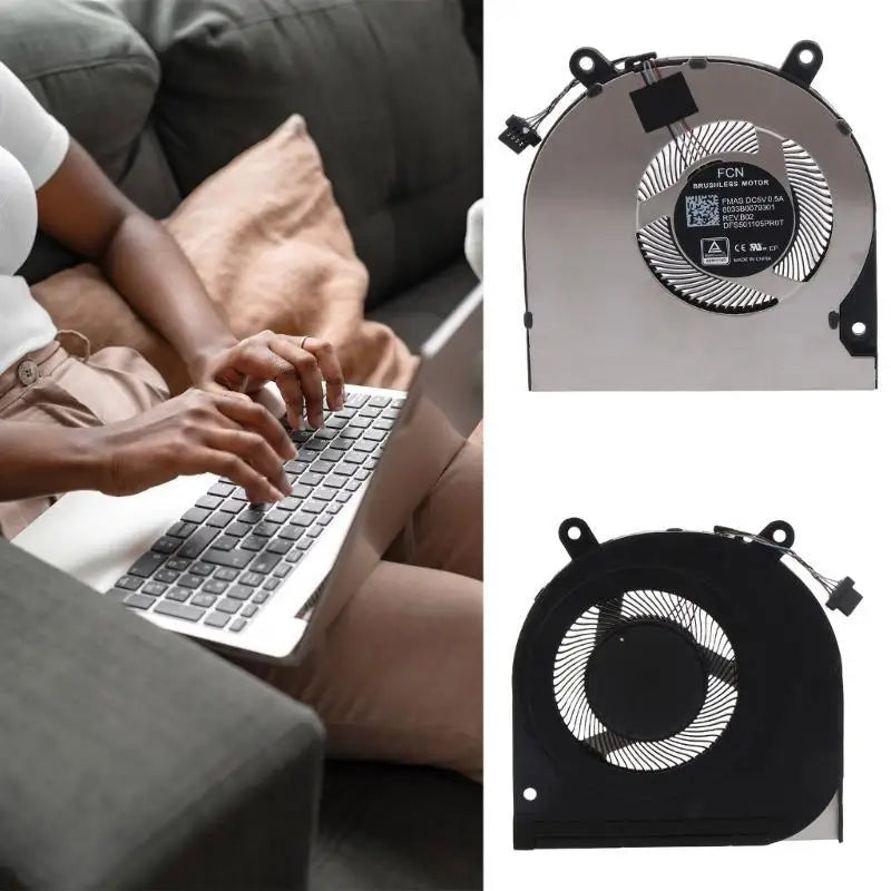 652F Speed CPU Cooler Fan Cooling Heatsink HP Pavilion x360 Zpaxo