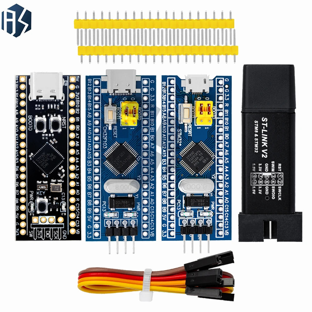 ST-LINK V2 Programmer & Simulator – Supports STM32F103C8T6, F401, F411 Minimum System Development Boards Zpaxo