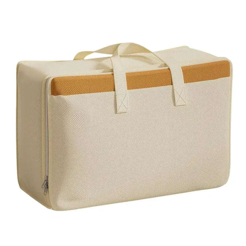 Large Capacity Thick Non Woven Storage Bag Dustproof Moisture Proof Organizer for Clothes Bedding Wardrobe Home Space Zpaxo