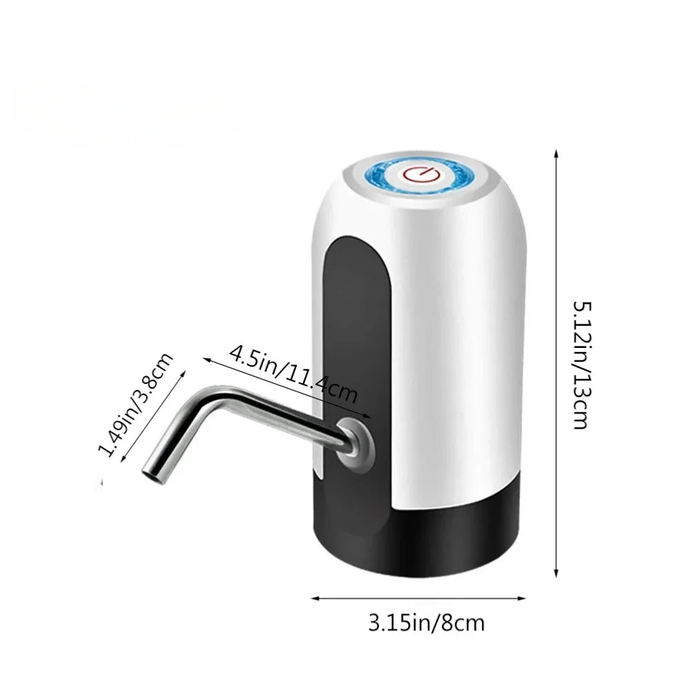 Water Dispenser Pump Portable Electric Water Dispenser Pump for 5 Gallon Bottles USB Rechargeable Water Bucket Tool Carboy Bar Zpaxo