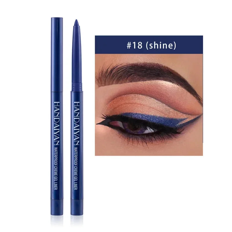 Matte Colorful Eye Liner Pen 20 Colors Eyeliner Gel Pencils Long Zpaxo 18