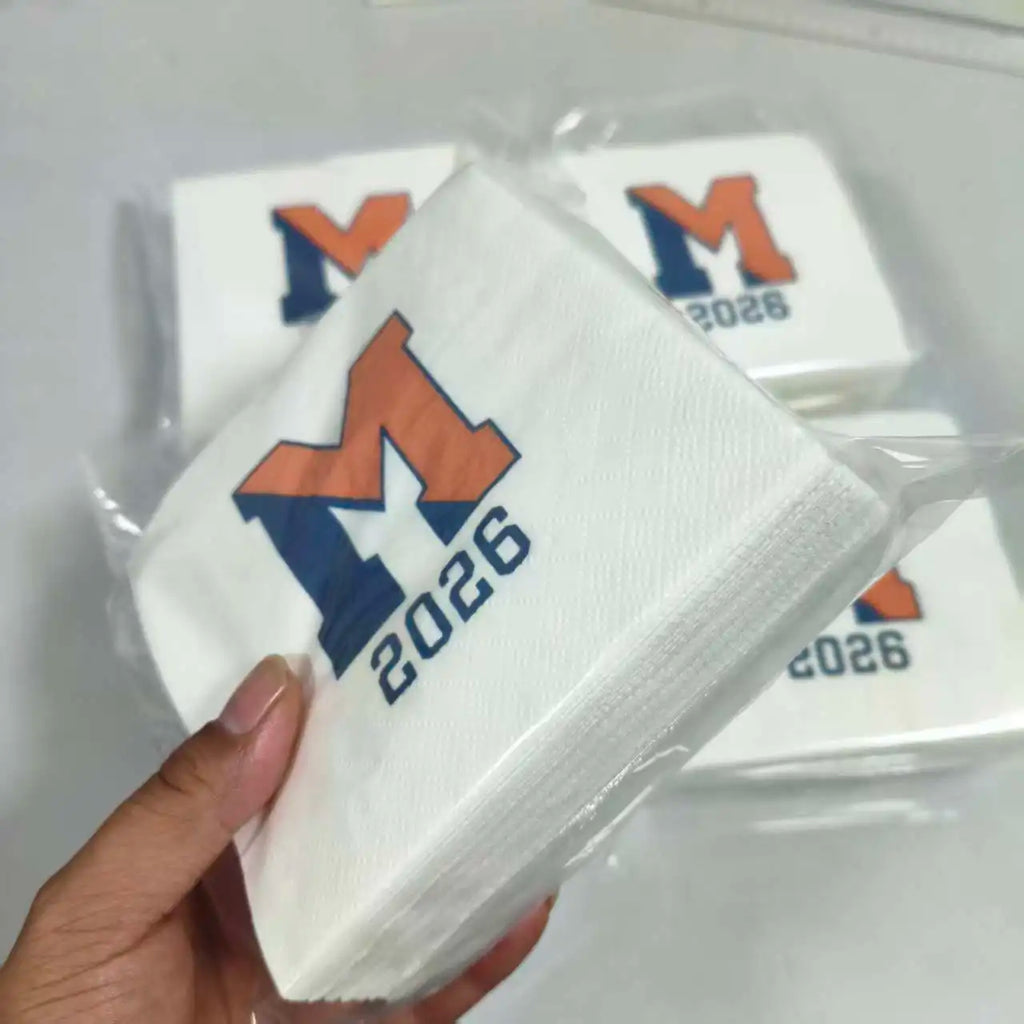 Custom Pape Napkins Personalized Wedding Design Business Cocktail