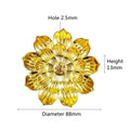 Alloy Incense Burner Stick Holder Buddhism Lotus Line Incense plate Sandalwood Coil Base Temples Yoga Studios Home Decoration Zpaxo Golden L