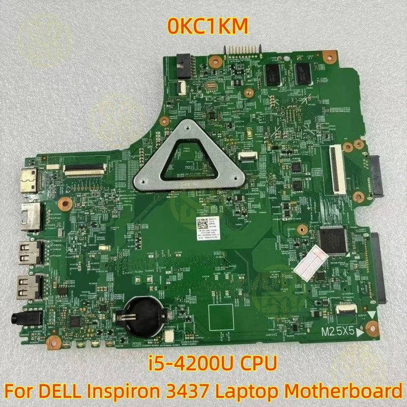 12314-1 0KC1KM Motherboard i5-4200U CPU DELL Inspiron 3437