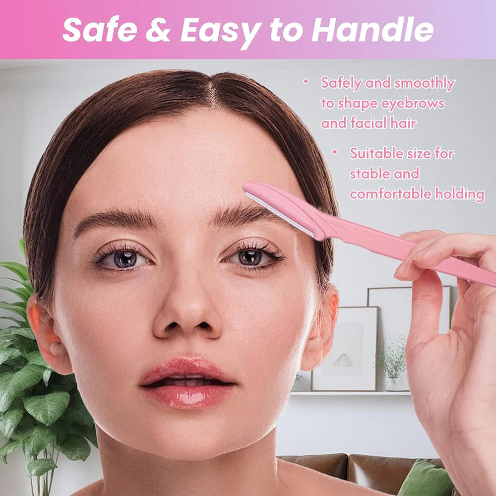 3/6/12Pcs Eyebrow Razor Multipurpose Facial Trimmer Hair Remover Eyebrow Shaper for Women and Men Zpaxo