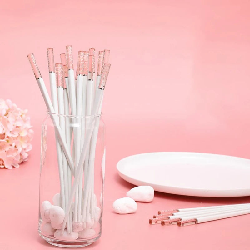 Amber Japanese Chopsticks Antibacterial Anti-slip Temperature
