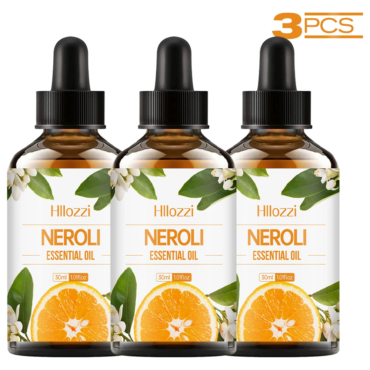 Plant Essential Oil 3 Fruit Aromatherapy Soap Making DIY Multi Zpaxo NEROLI 3PCS 30ml