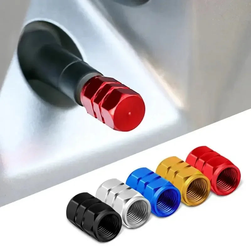 Aluminum Tire Valve Stem Caps – Cars, Motorcycles & Bikes
