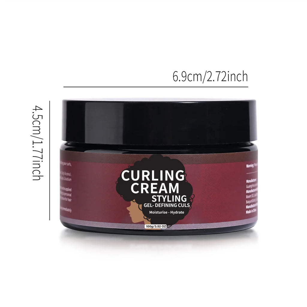 Moisturizing Styling Cream for Curly Hair - a Styling Cream for Creating Natural Curls and Achieving Lic Zpaxo
