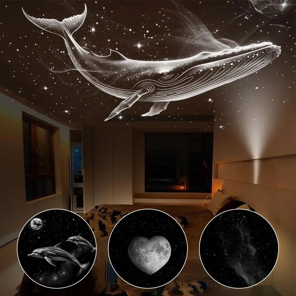 Galaxy Star Projector Replacement Slides Heat Resistant Wide Angle Nebula Simulation Discs for Home Planetarium Night Light Zpaxo