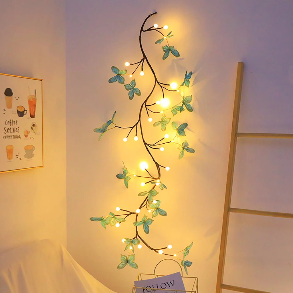 LED Butterfly Tree Vine Lamp Flexible Shape Strip Indoor Wall Zpaxo