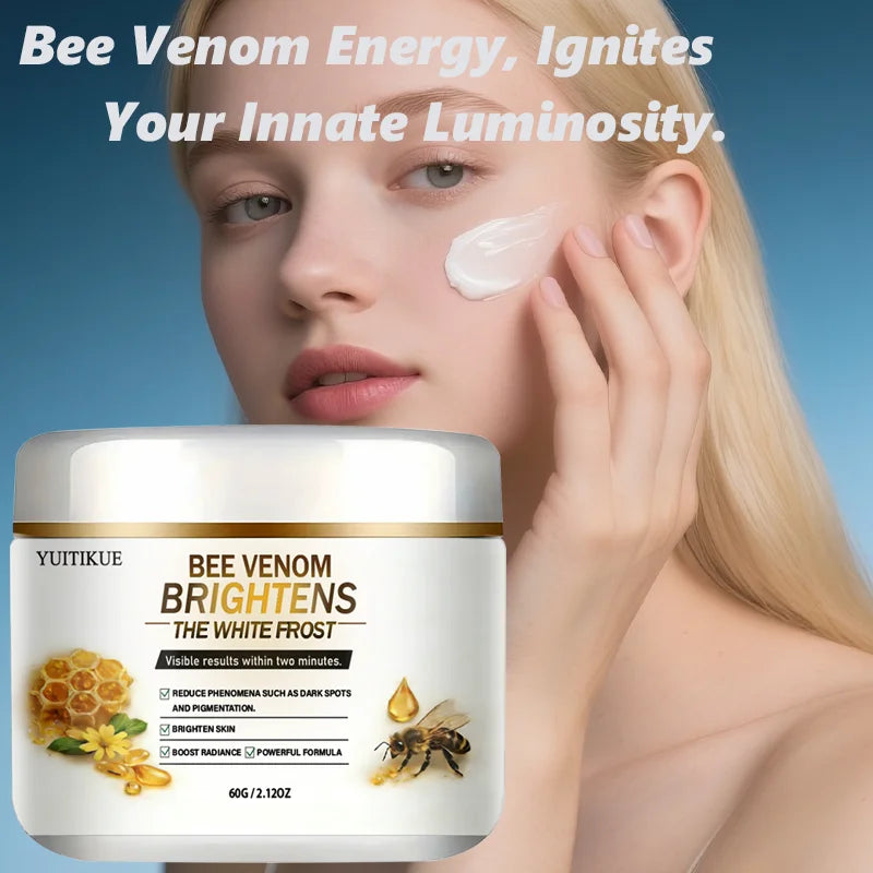 YUITIKUE Bee Venom Brightening Cream – Dark Spots & Even Skin Tone Brightening Face Cream Zpaxo