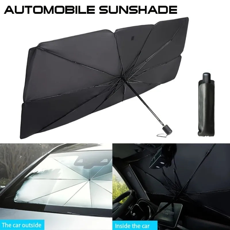 Portable Foldable Car Windshield Sunshade Blocks UV Heat Keeps