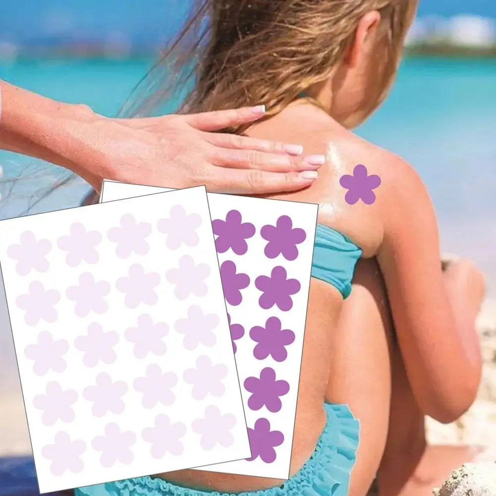 UV Detecting Patches Test Stickers Sunscreen Sunny Detection Patch