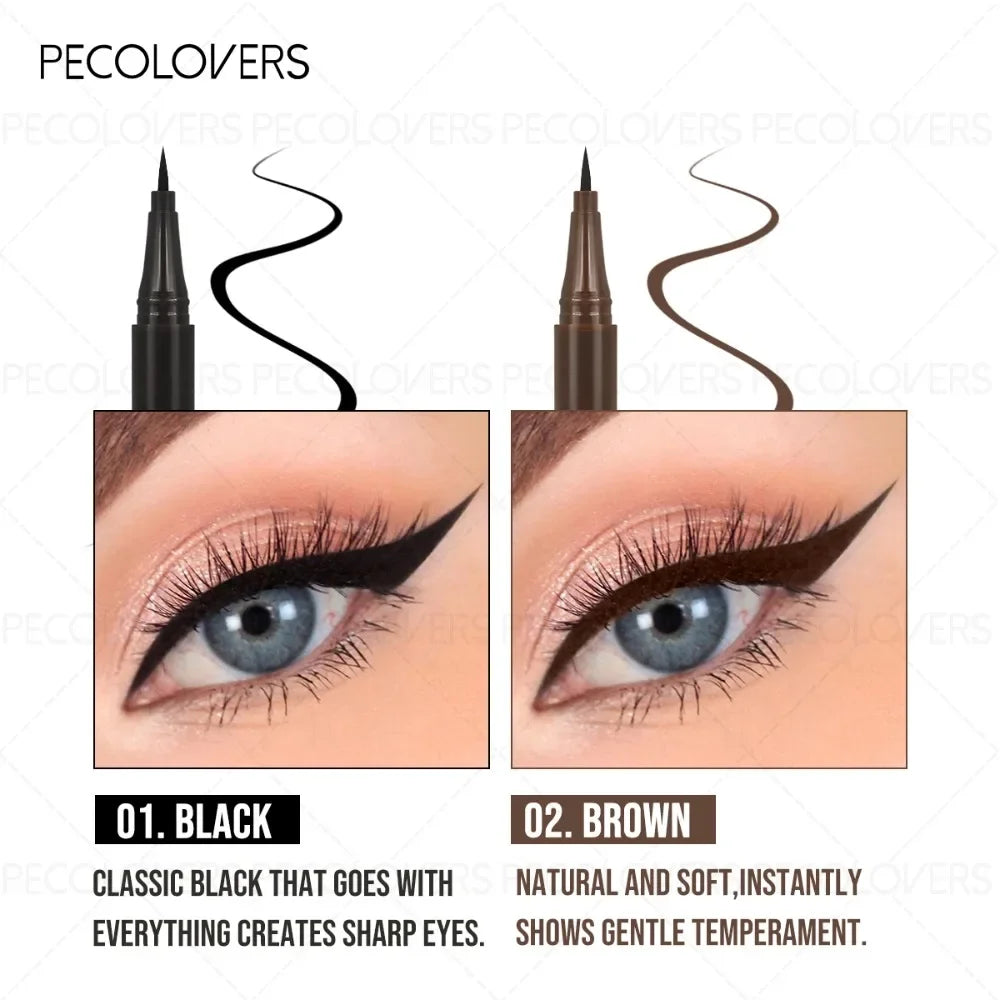 3pcs Waterproof Fast Dry Eyeliner Black Liquid Eyeliner Pen Eye Liner Pencil Make-up for Women Cosmetics Zpaxo