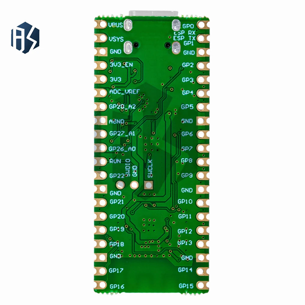 RP2040 Raspberry Pi Pico W Board Wifi Micro Dual-core 264KB ARM Zpaxo