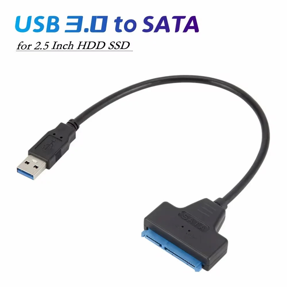 SATA USB 3 0 2 Cable External HDD SSD Hard Drive 22 Pin Adapter III Zpaxo