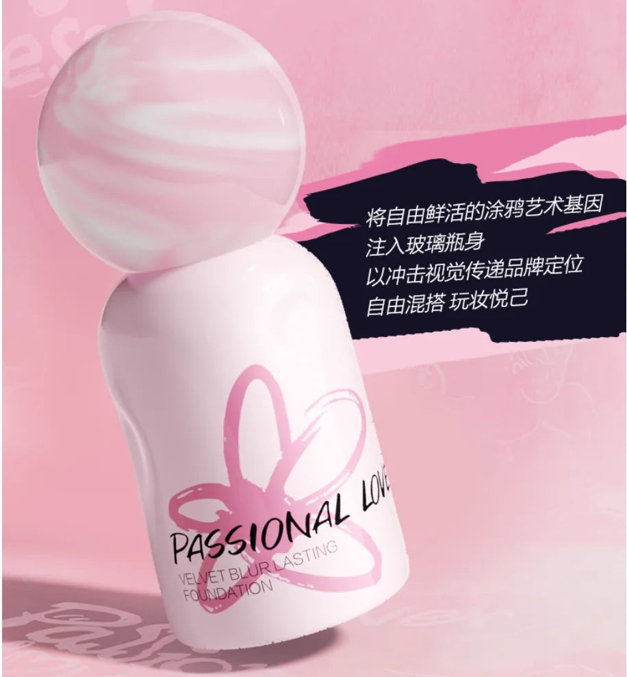 Oily Skin Passional Lover PL Foundation 4 0 Upgrade Graffiti Velvet Zpaxo
