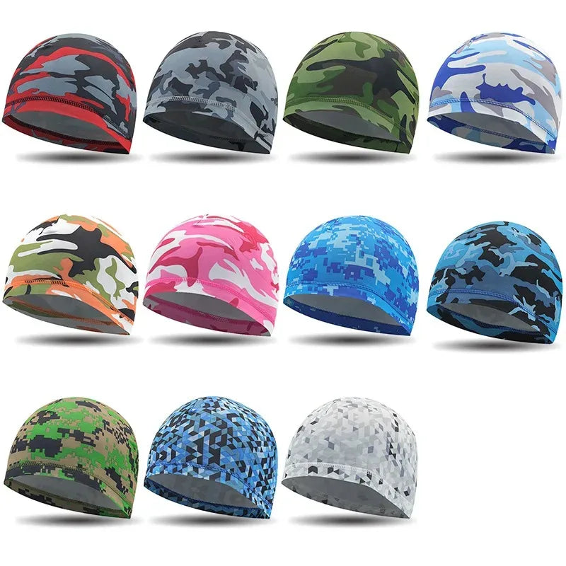 Quick-Dry Cycling Inner Cap – Anti-UV Unisex Helmet Sports Hat