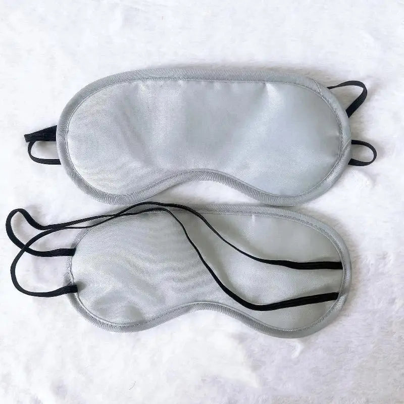 Multicolor Silky Sleep Eye Mask Light Blocking Soft Elastic Strap Zpaxo one size F
