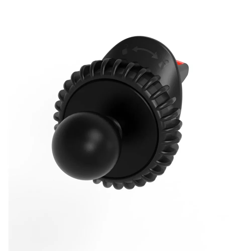 Rotundity Car Phone Holder Black Plastic Car Air Outlet Holder Clip Hidden Barb Style 17mm Ball Head Base Zpaxo