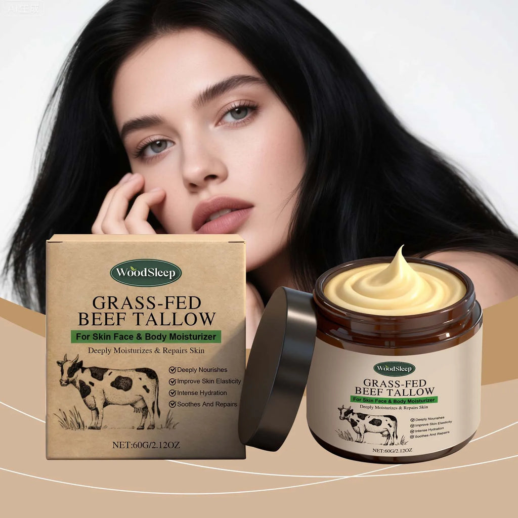 Face Body Massage Tallow Balm Natural Whipped Hydrating Lotion Brightening Skin Oil Control Shrink Pores Firming Lifting Cream Zpaxo