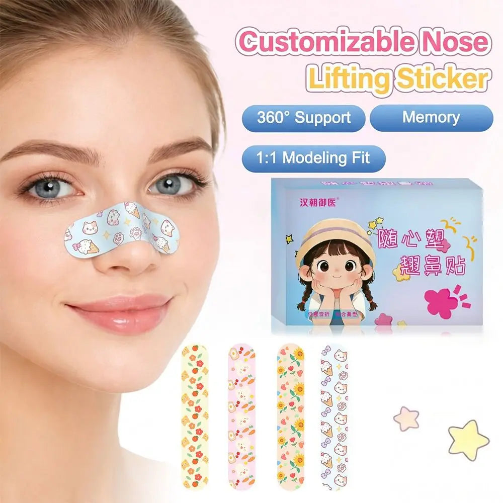 5 Adjustable Nose Sculptor Reusable Cartoon Shaping Sticker Up Zpaxo