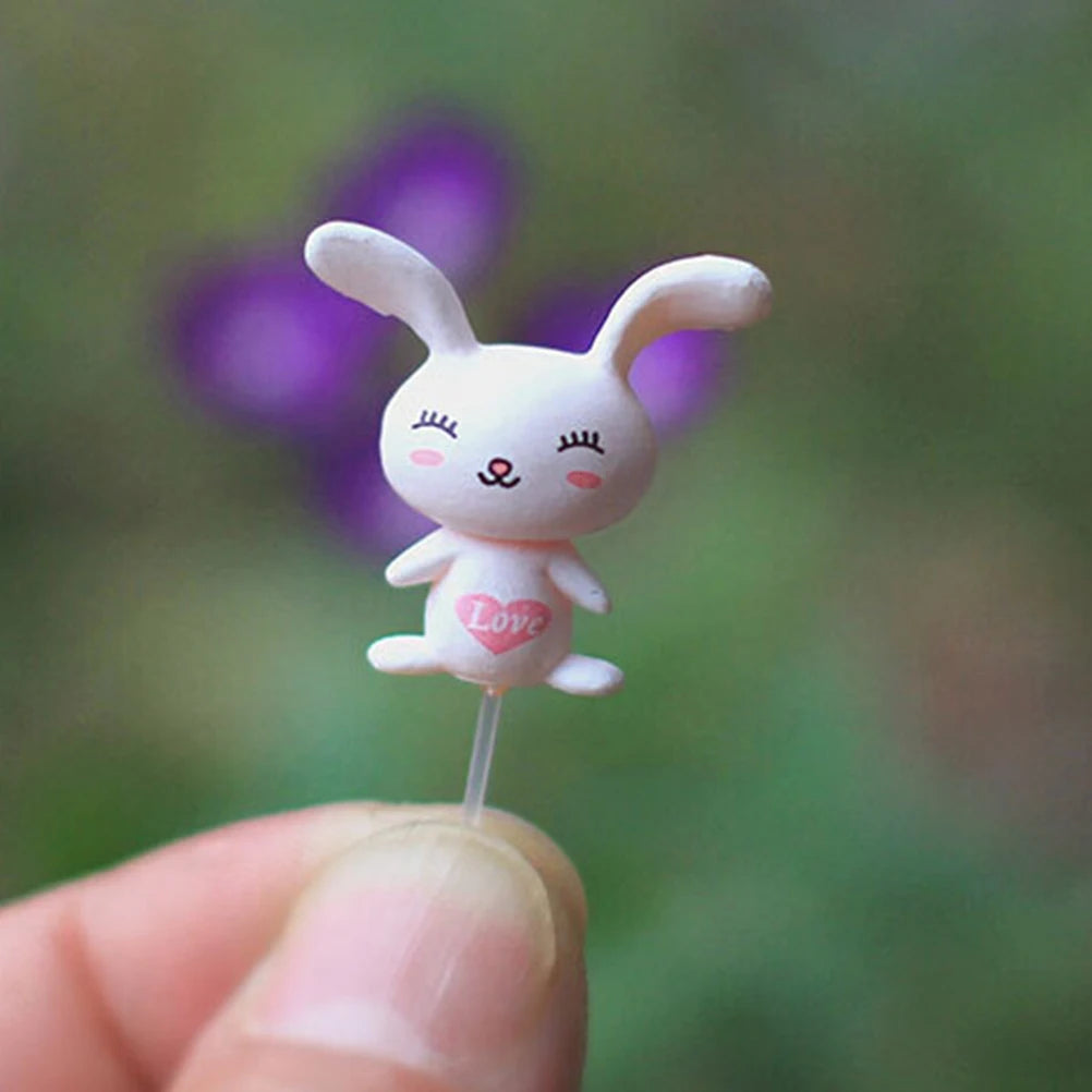Mini Fixed Pin Fairy Garden Miniatures Gnomes Moss Resin Craft