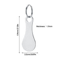 Shopping Trolley Keychain Cart Unlock Tools Quarter Stainless Steel