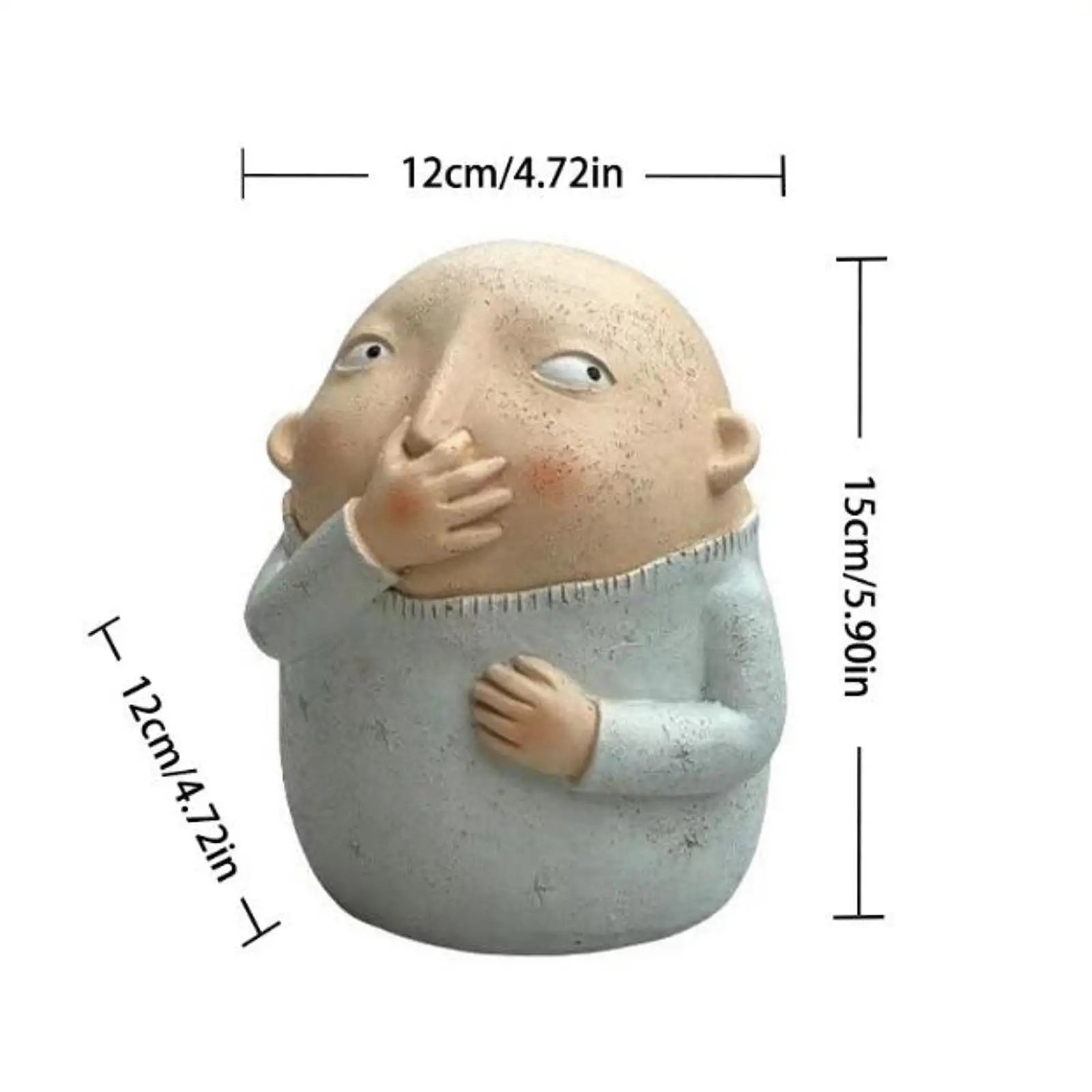 Vulgar Figurine Bathroom Decoration Creative Weird Decor Modern Art Statue Kitschy Figurine Holding Nose Bathroom Statue Zpaxo Boy 3