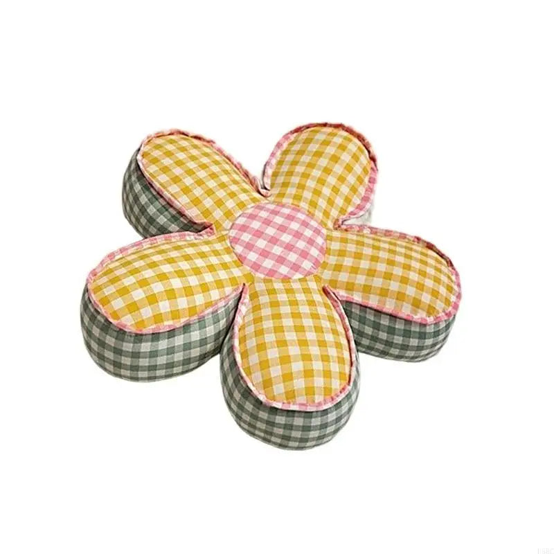 Floral Designs Cushion Cotton Fabric Covers Slip Proof Floor Pillow