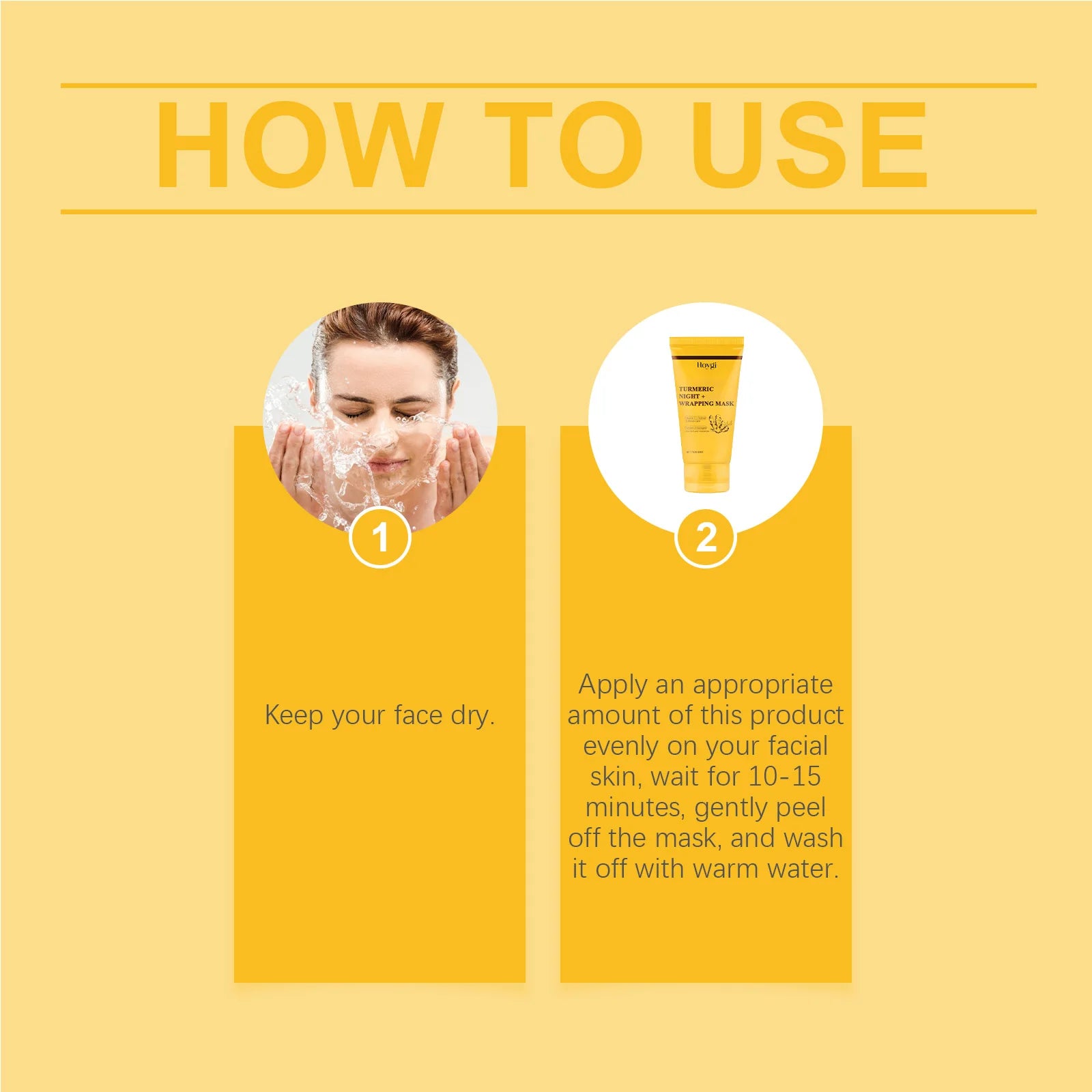 Turmeric Peel Off Mask Vitamin C Retinol Collagen Face Mask for Skin Care Winter Skincare Deep Hydration Moisturizer Serum 75g Zpaxo