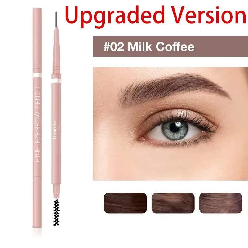 Waterproof Double-ended Eyebrow Pencil Ultra Fine Sweat-proof Long Zpaxo X2 upgraded version