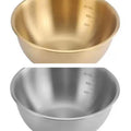 17cm Stainless Steel Mixing Bowl – Salad, Noodles & Prep Stainless Steel Bowl Zpaxo 2PCS