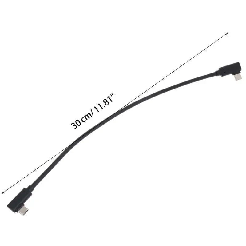 652F 30cm Strong USB C Sync Cable 60W 10Gbps Cord for Cellphone Laptops Zpaxo