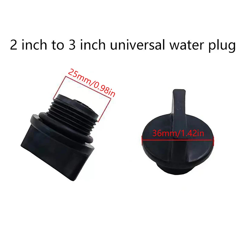 Water Pump Accessories Plugging 3-inch 2-inch Universal Plug Zpaxo