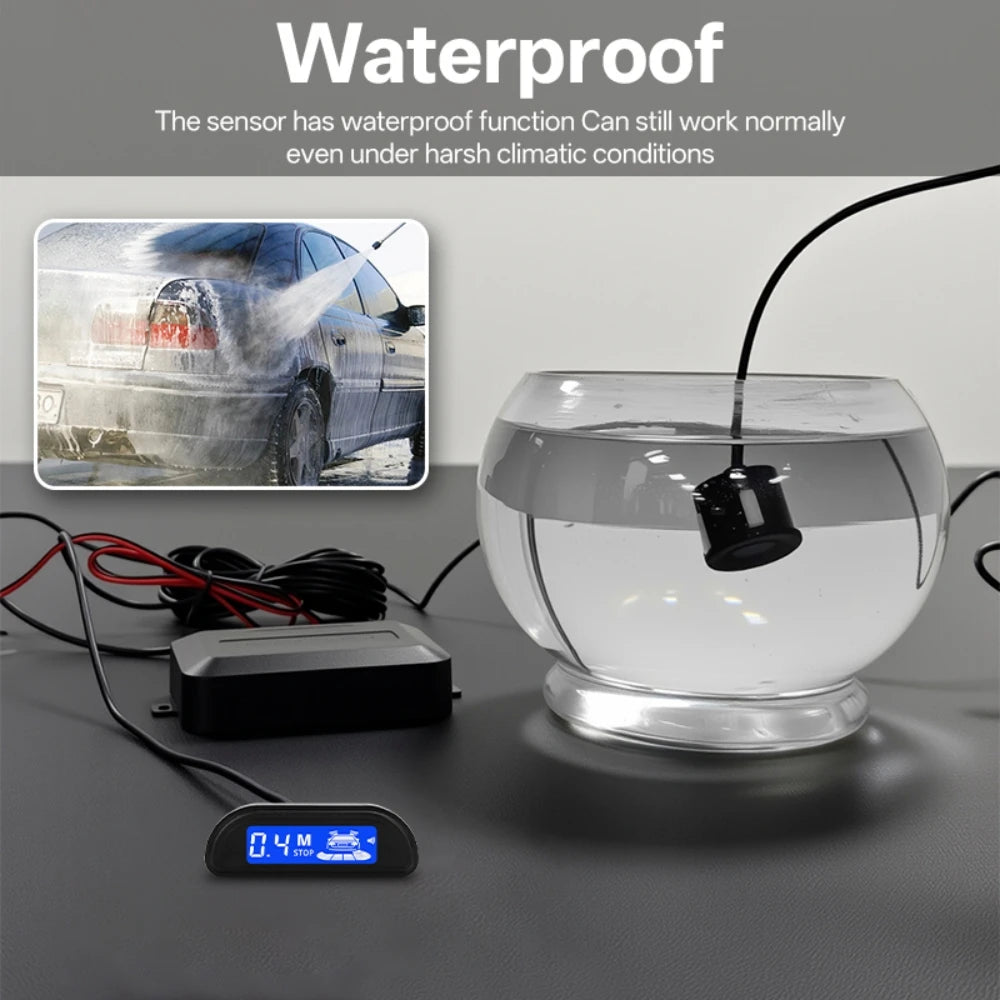 Hippcron Parking Sensor Car Reverse Backup System Accessory Buzzer
