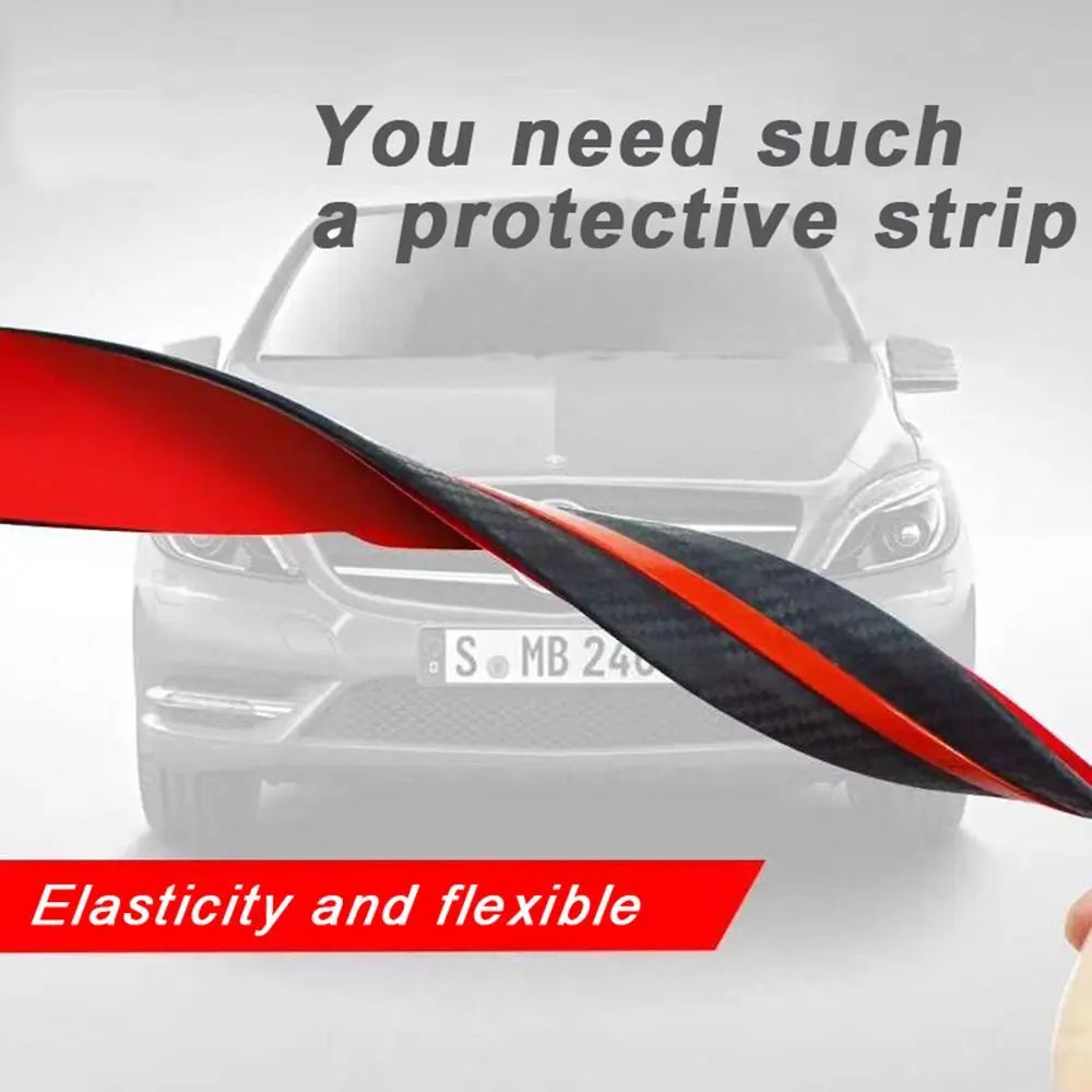 Carbon Fiber 3R Front Rear Auto Protection Zero Decorative Edge Zpaxo