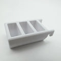 CM1Pcs Garage Hanging 3-Grid Simple Pegboard Storage Accessories Can