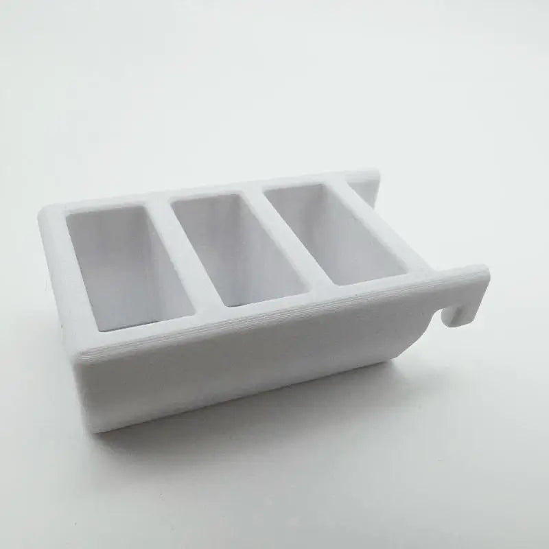 CM1Pcs Garage Hanging 3-Grid Simple Pegboard Storage Accessories Can