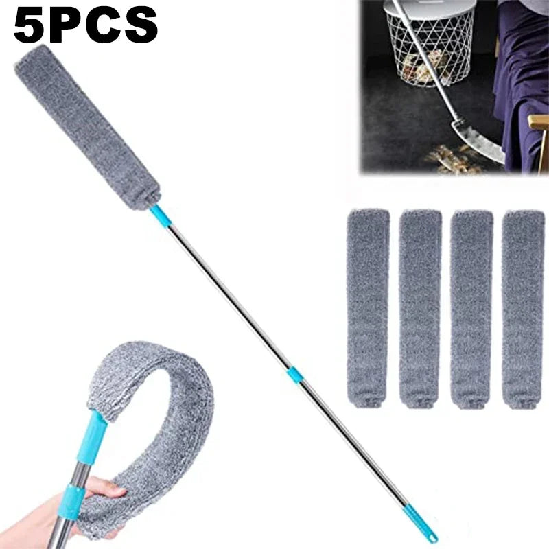 Long Handle Mop Telescopic Duster Brush Gap Dust Cleaner Bedside Sofa