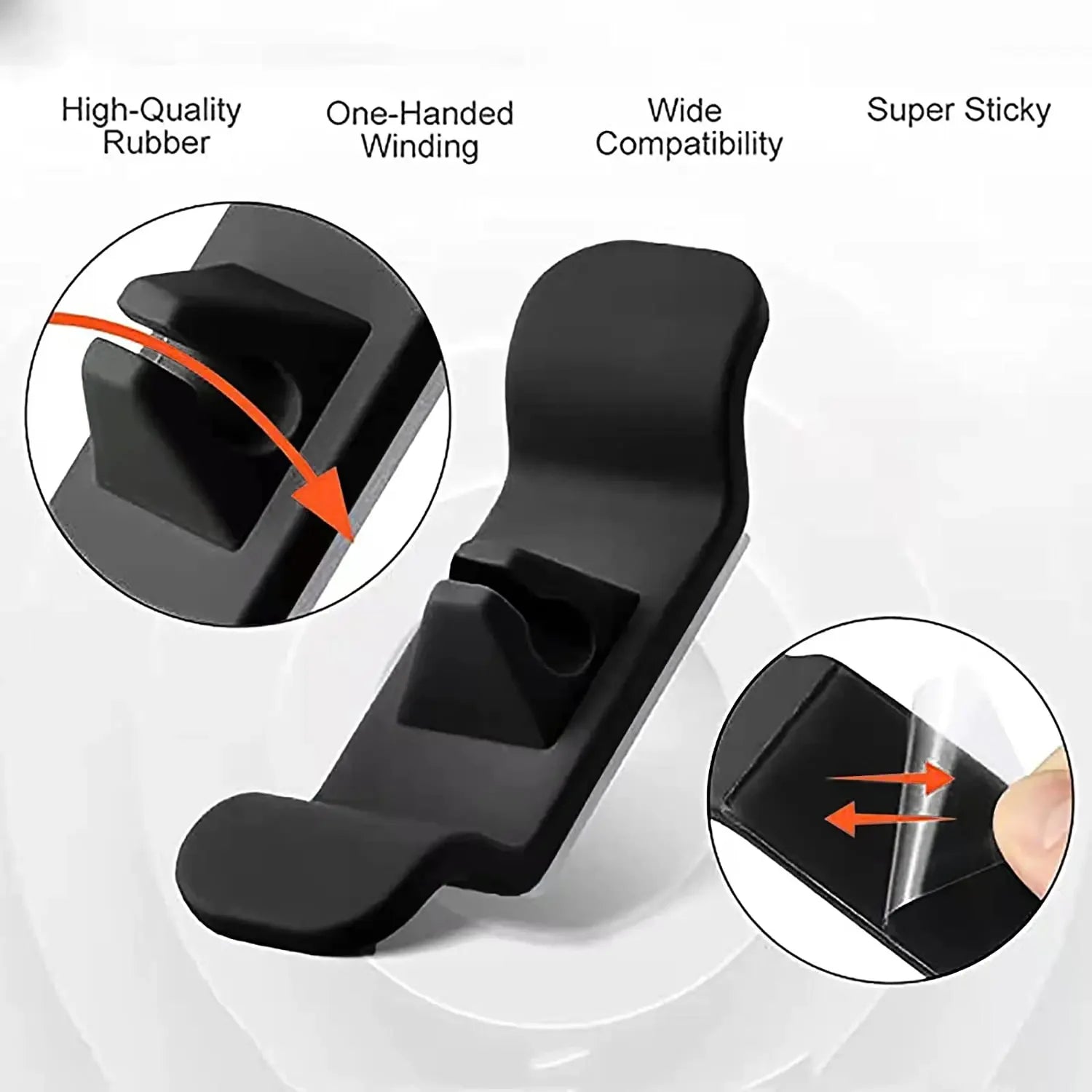 Cord Organizer Cable Management Clip Storage Holder Keeper Wrapper Zpaxo