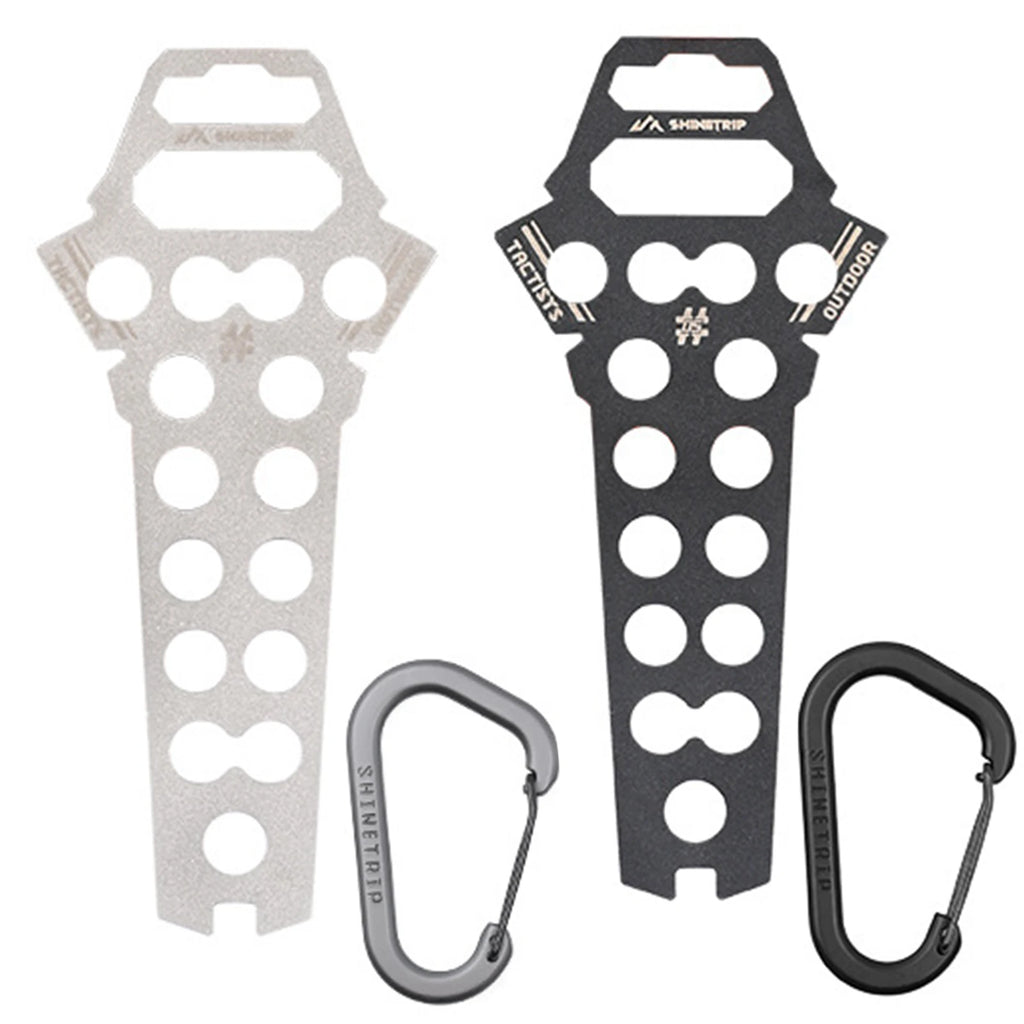 Camping Tent Pegs Organizer Keychain Buckle Storage Holder Outdoor