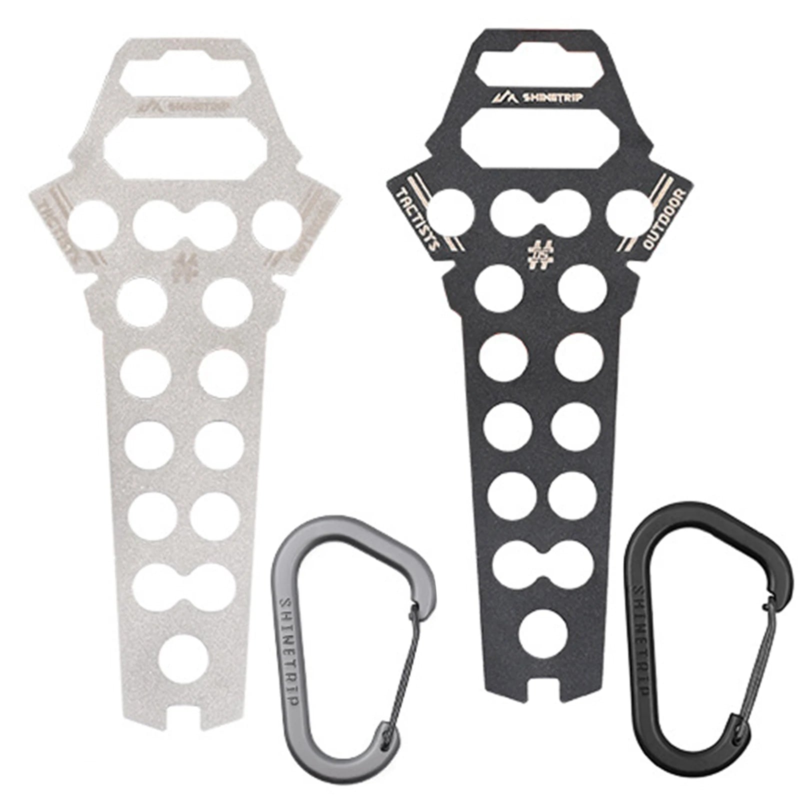 Camping Tent Pegs Organizer Keychain Buckle Storage Holder Outdoor