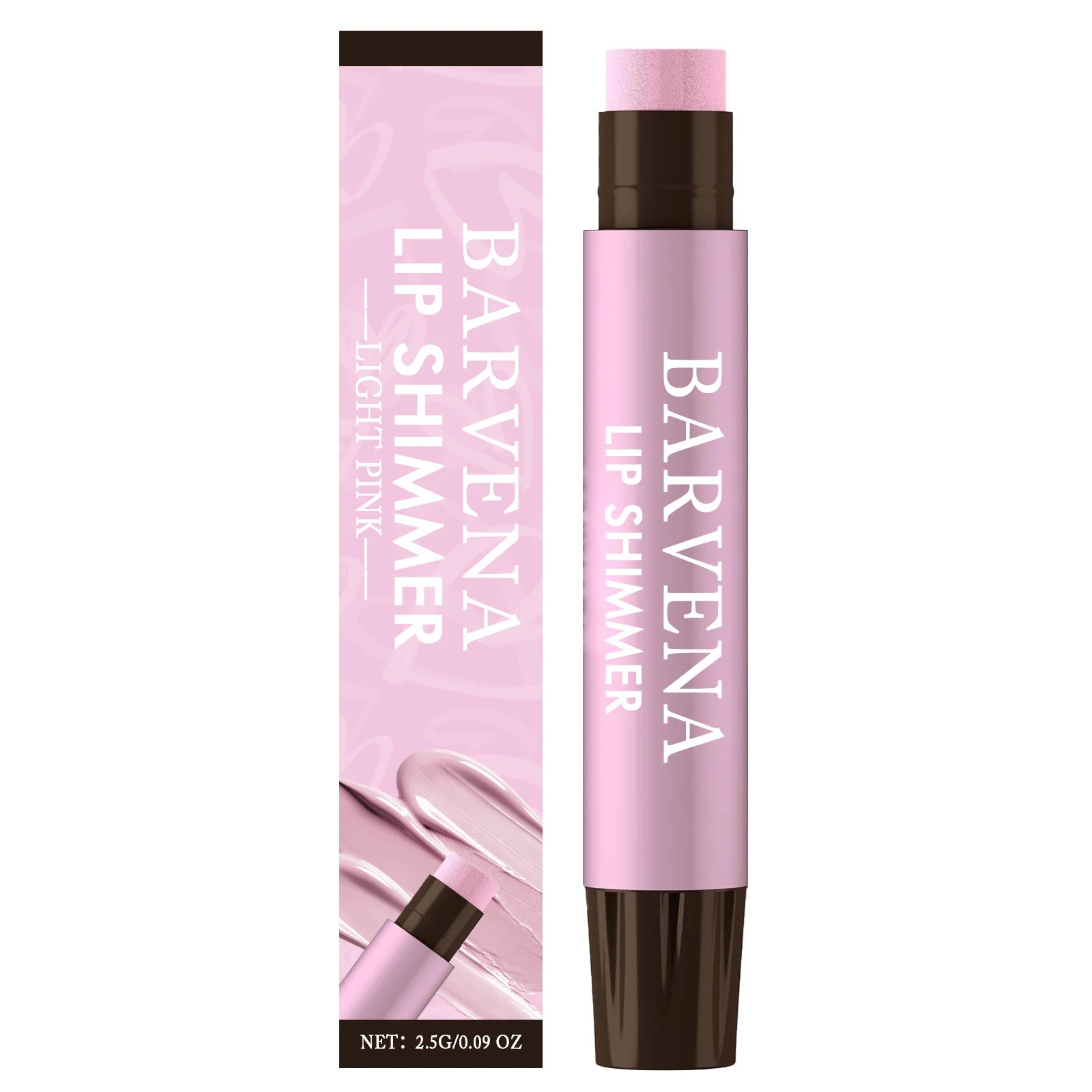 Lip Shimmer Balm – Hydrating, Glossy & Plumping Lip Care Lip Balm Zpaxo Light Pink