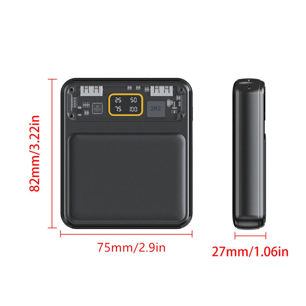 18650 Power Bank Cases 3X Battery Holder Storage Box Case 3 Slot