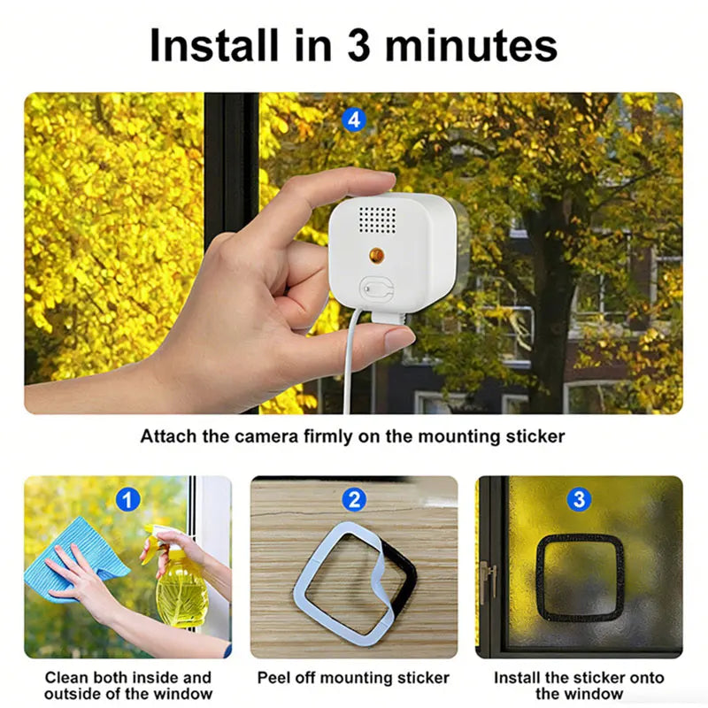 Ultra-clear 2K Surveillance Camera Remote Control Via Mobile Phone