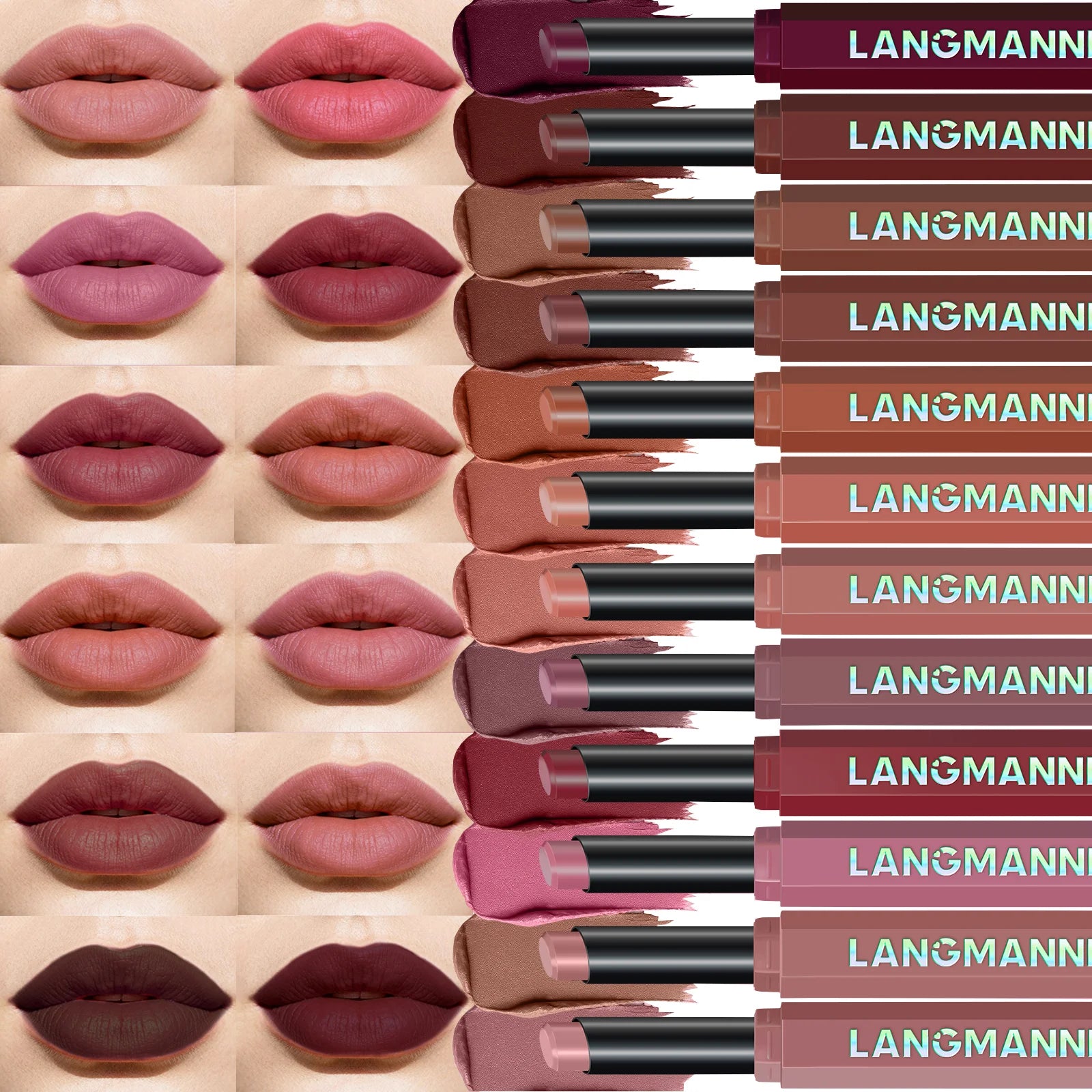 Velvet Matte Lip Gloss Waterproof Non-stick Cups Long-lasting Natural