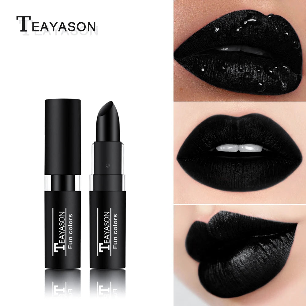 TEAYASON 12 Color Waterproof Lasting Sexy Red Lipstick Matte Lipstick Cosmetics Lip Gloss Waterproof Long-lasting Zpaxo